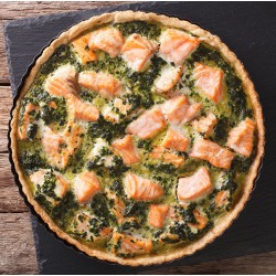 Hjemmelavet laksetærte ( 8 prs.) Hjemmelavet laksetærte ( 8 prs.)