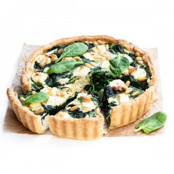 Hjemmelavet spinattærte Hjemmelavet spinattærte