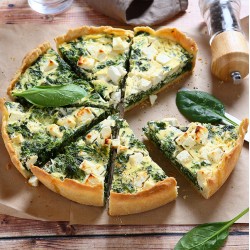 Hjemmelavet spinattærte Hjemmelavet spinattærte