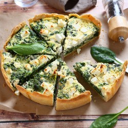 Hjemmelavet spinattærte Hjemmelavet spinattærte