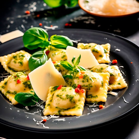 Ravioli di Ricotta e Spinaci