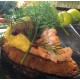 Fiskefilet med smørstegt rødspættefilet med grov remoulade, dild, kapers og citron Fiskefilet med smørstegt rødspættefilet med grov remoulade, dild, kapers og citron